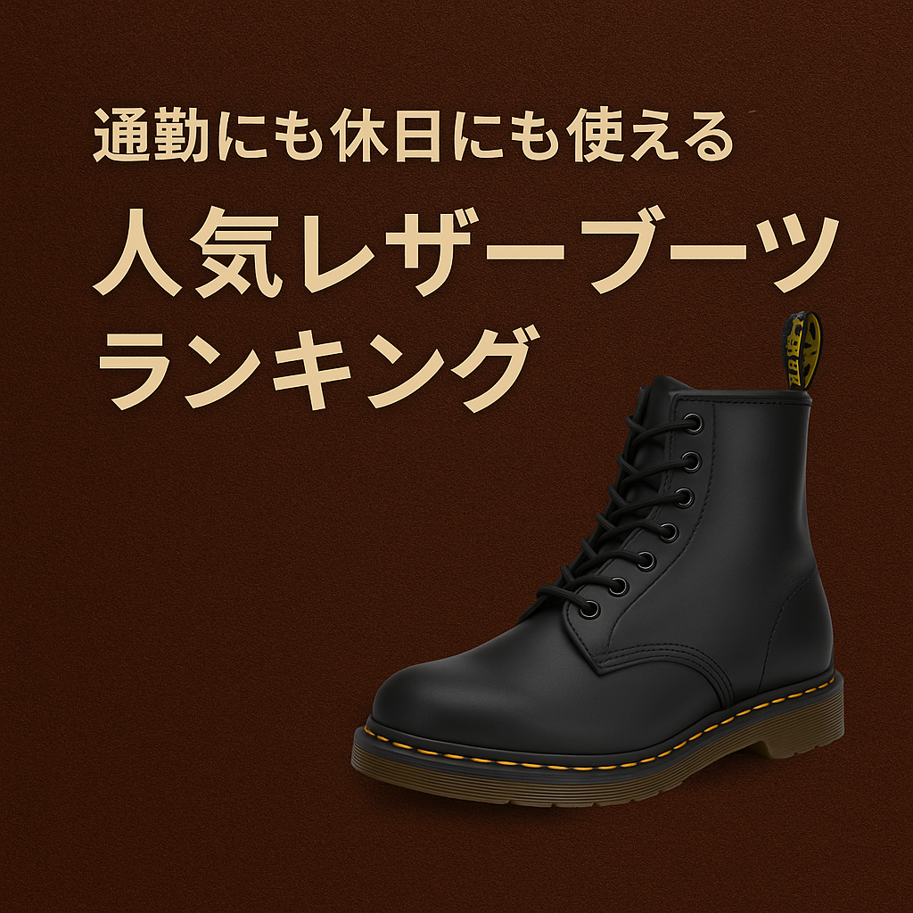 【通勤にも休日にも使える!人気レザーブーツランキング|1位はドクターマーティンの万能モデル】