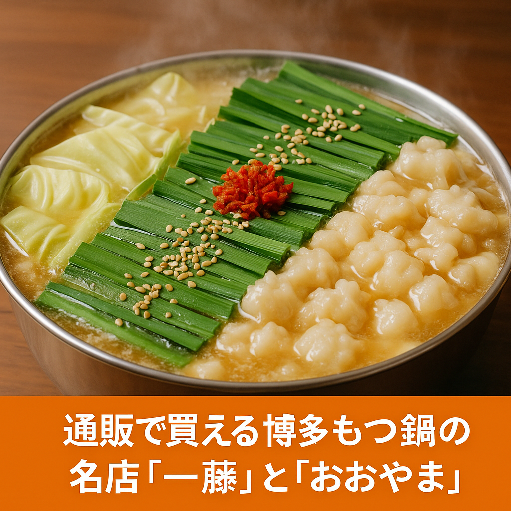 【通販で買える】博多もつ鍋の名店『一藤』と『おおやま』を徹底比較！