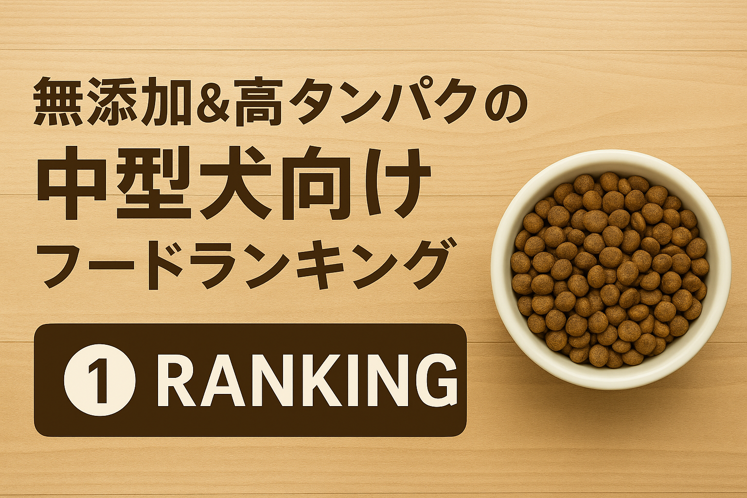 無添加＆高タンパクの中型犬向けフードランキング｜獣医師推奨のGRANDSが総合1位