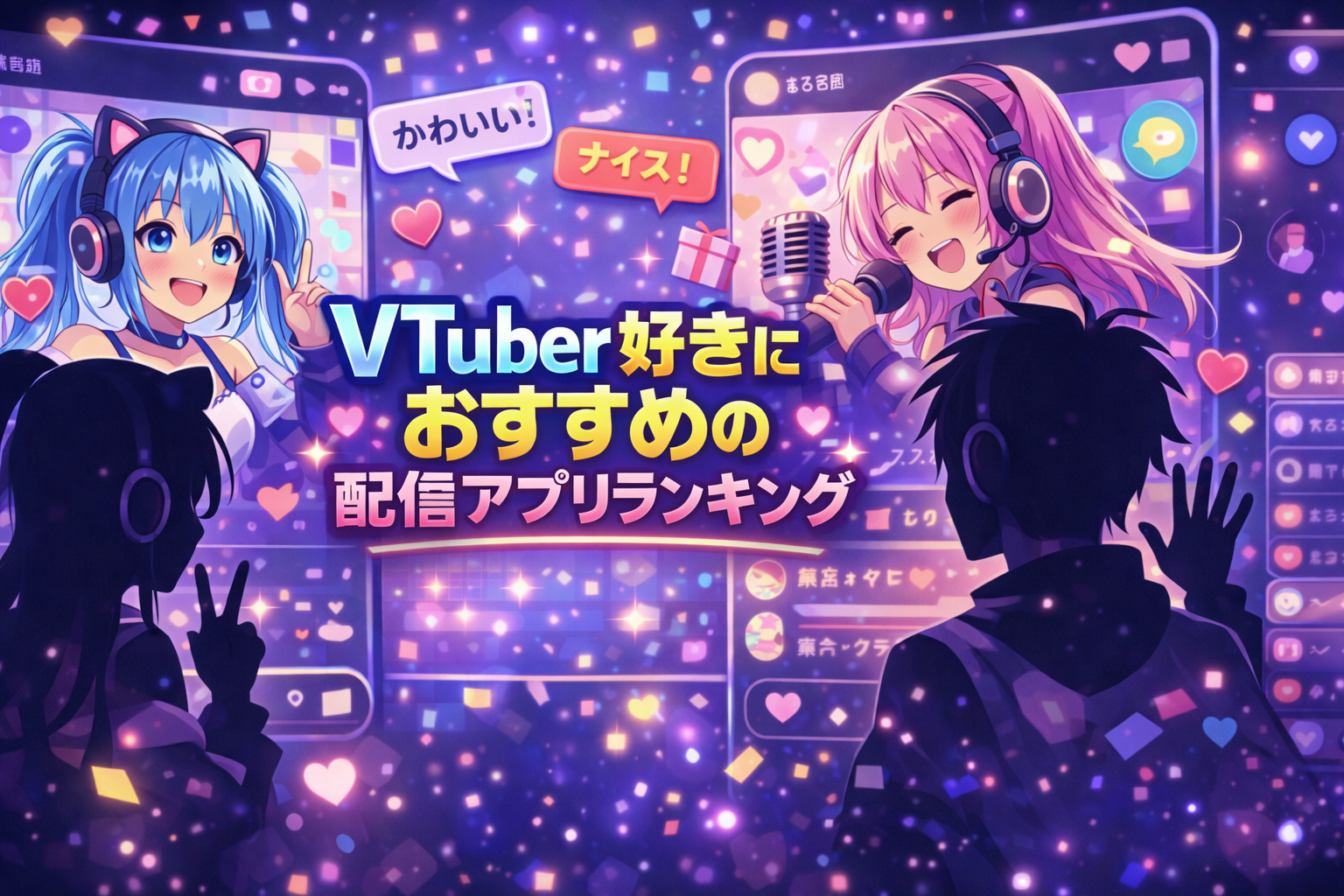 VTuber好きにおすすめの配信アプリランキング|IRIAMを含む人気サービスを比較