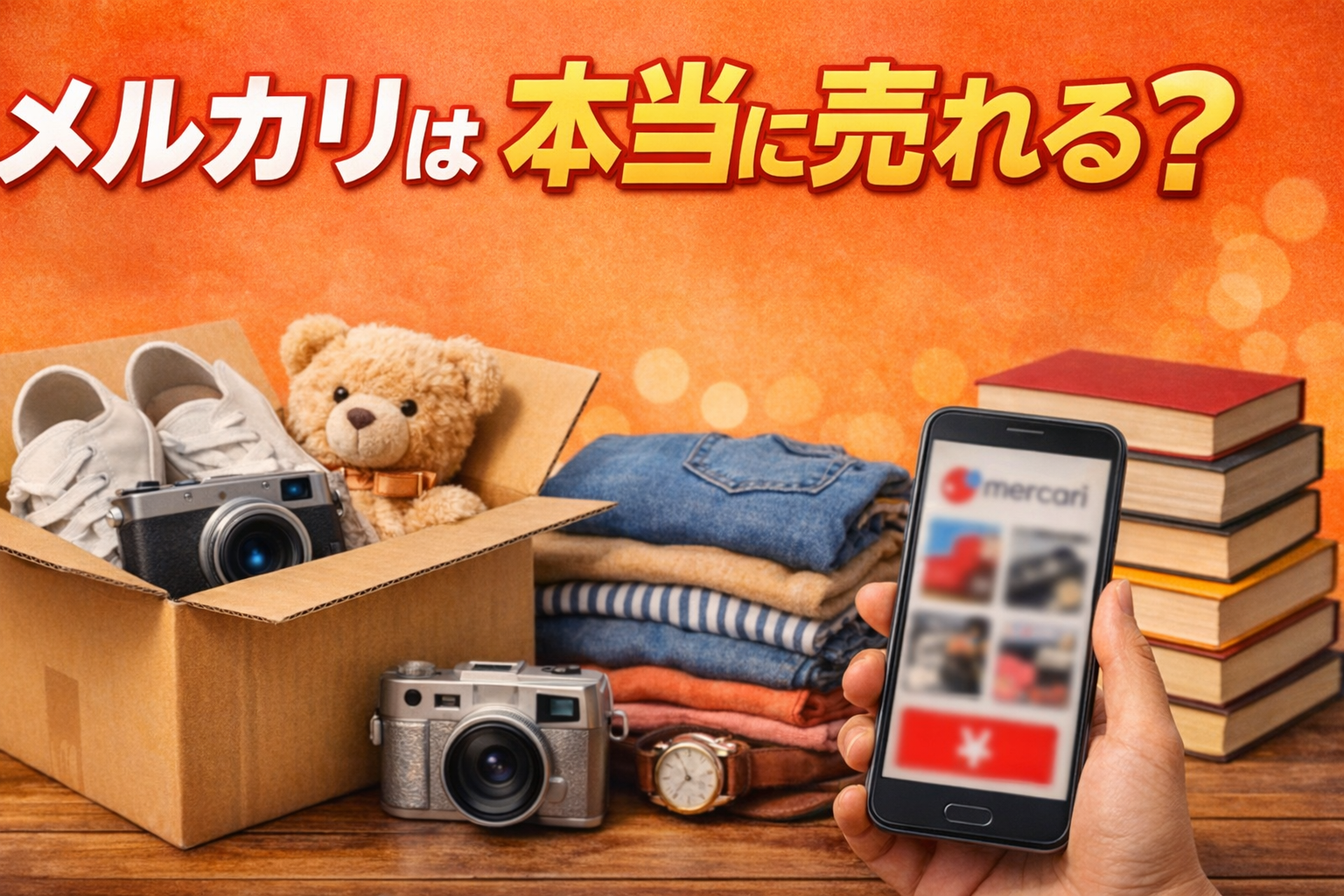 メルカリは本当に売れる?フリマアプリの使い方とメリット・注意点を徹底解説