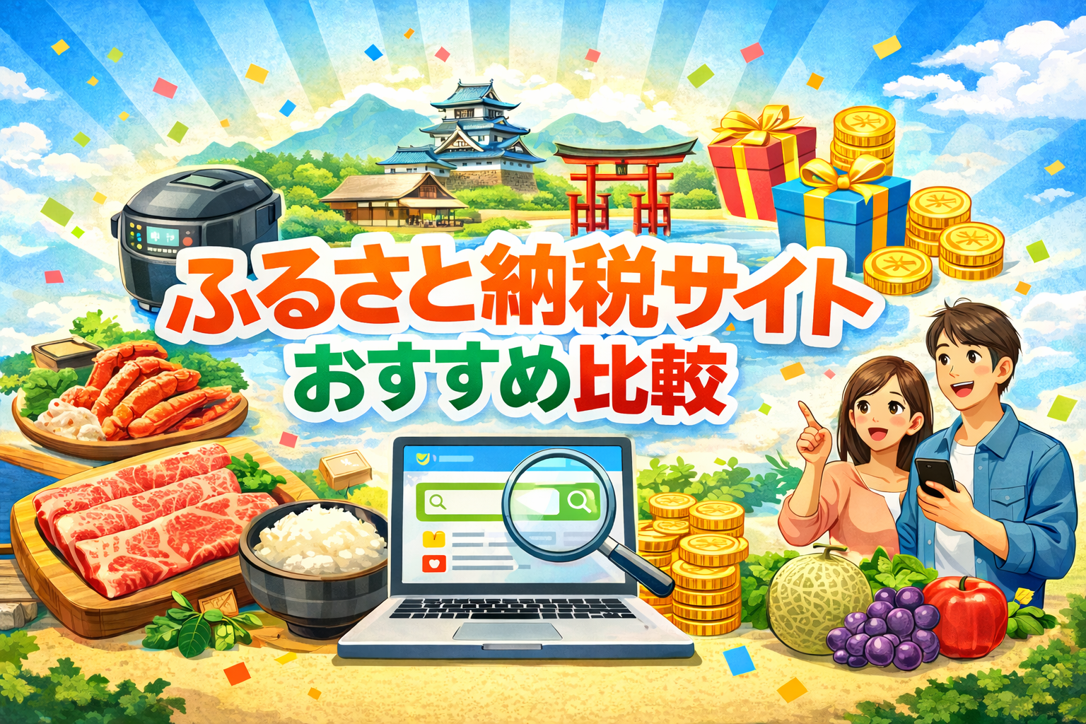 ふるさとチョイス・ふるなび・さとふるなど主要5サービスを徹底解説